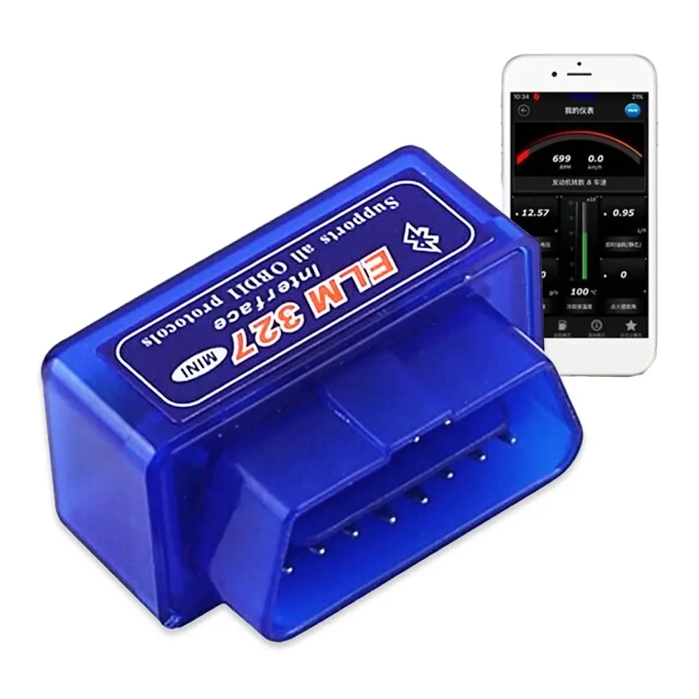 Bilens OBD V2,1 fejlkodelæser Bluetooth - Bil OBD fejlkodelæser og tester - 6438471031027 - 1