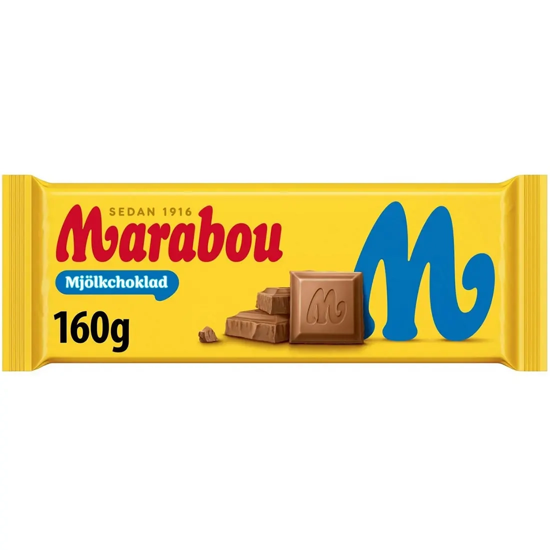 Marabou mjölkchoklad 160 g - Chokladkakor och praliner - 7622202238475 - 0