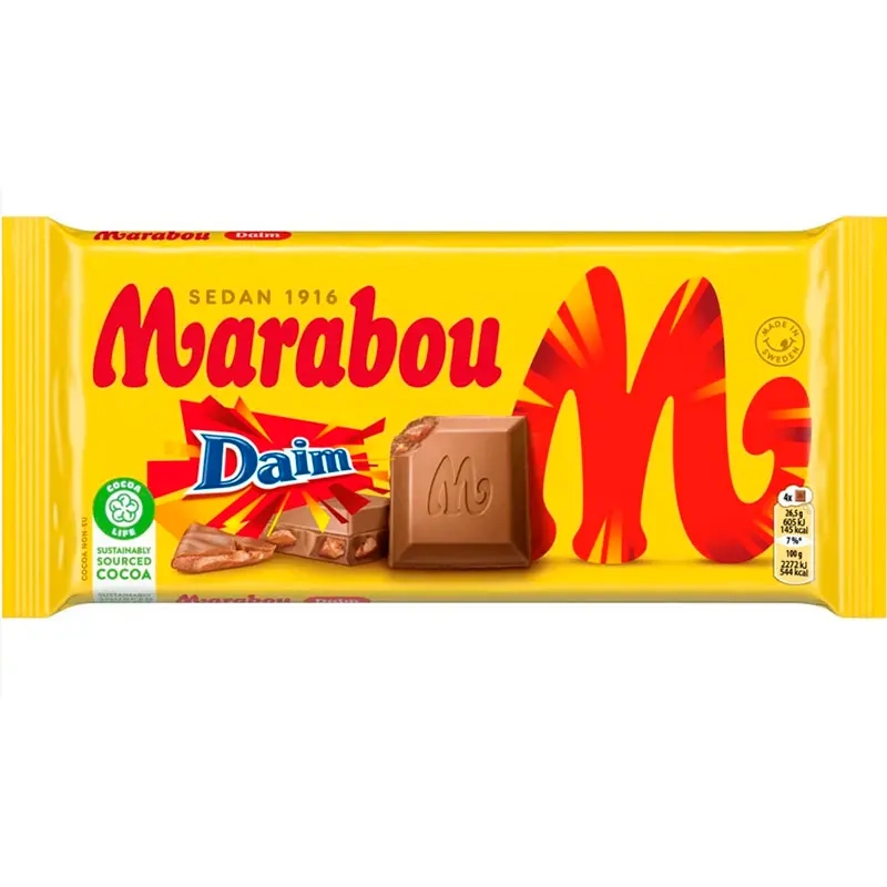 Marabou Daim chokladkaka 90 g - Choklad och praliner - 7622202277764 - 0