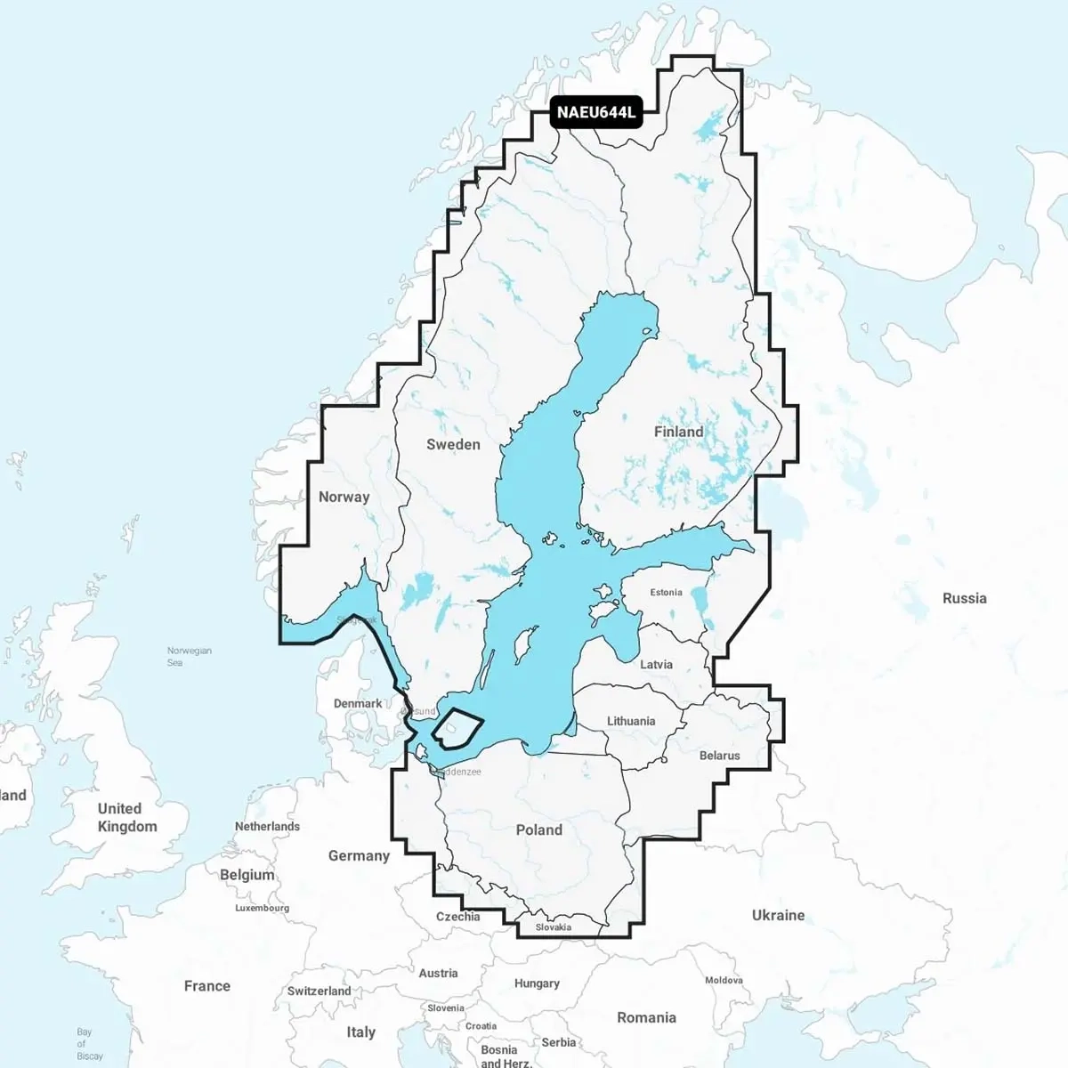 Navionics 644L kort søer og havene - Kortplotter, søkort og ekkolod - 8054242922363 - 0
