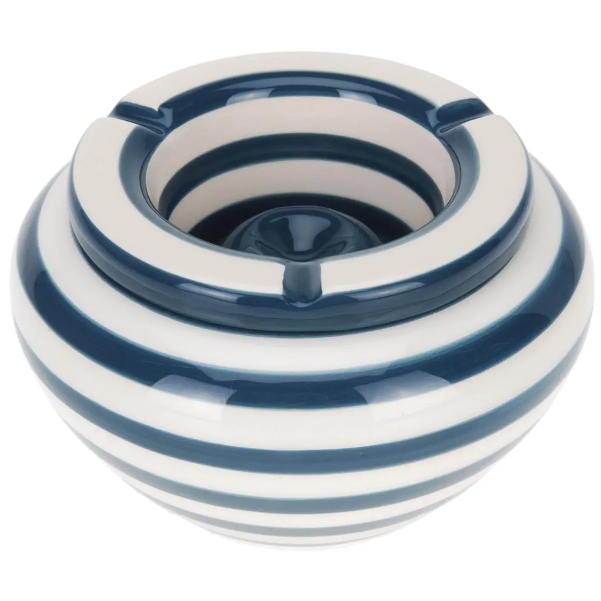 Askebæger Stripes 14,5 x 8,5cm assorteret - Askespande og zinkspande - 8711295946233 - 0