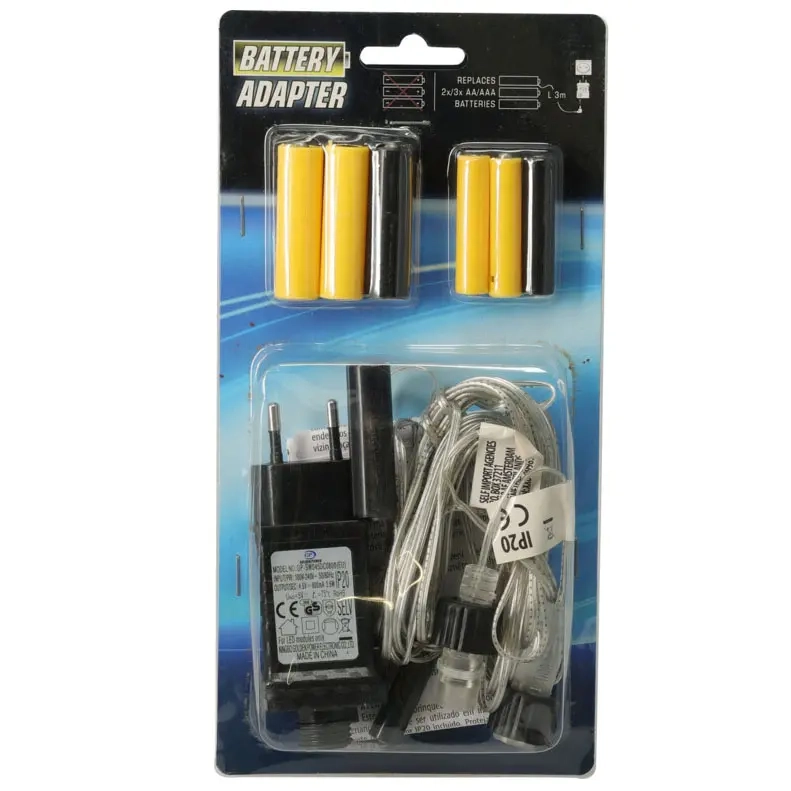Batteriadapter 2xAA och 3xAAA - Batteridrivna ljusslingor - 8719202335750 - 0
