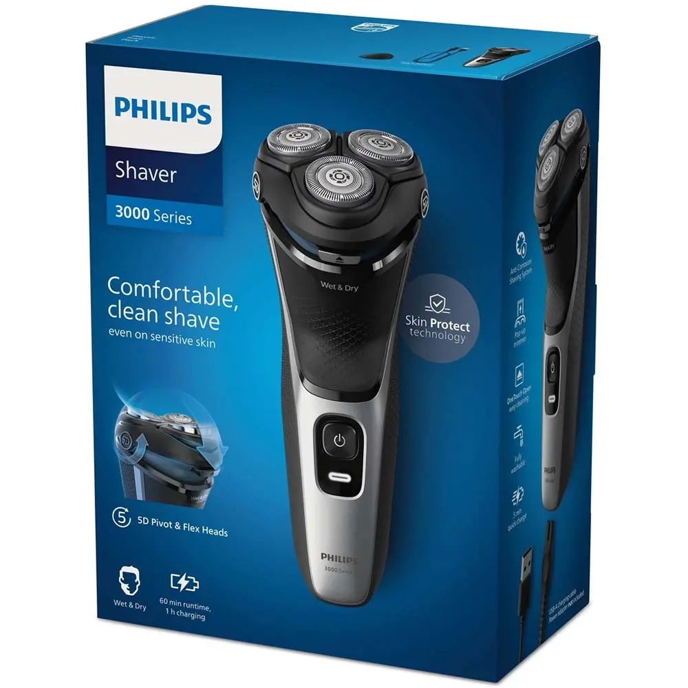 Philips barbermaskine S 3143/00 genopladelig - Barbermaskiner og trimmere - 8720689018531 - 4
