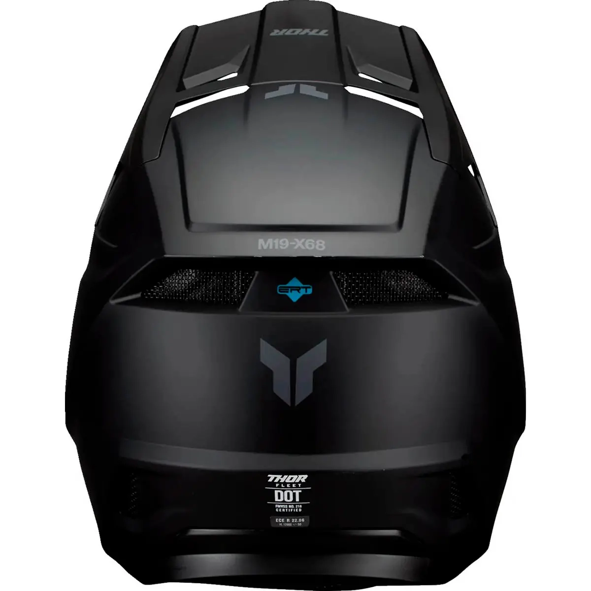 Crosshjälm Fleet Blackout Junior M - Moped och crosshjälmar till barn - 01111675 - 3