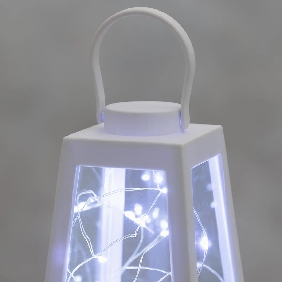 LED-lanterne Cabin 20 LED hvid - LED lanterner - 6410416374413 - 2