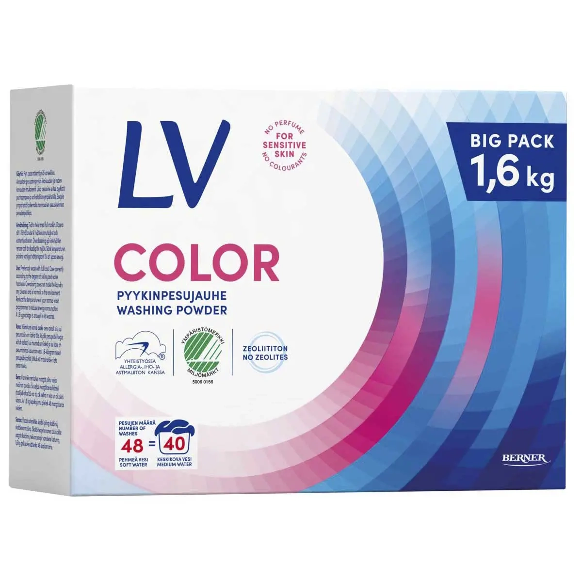 LV TVÄTTPULVER KIRJO OLUKTAD - Tvättmedel - 6414505167900 - 0
