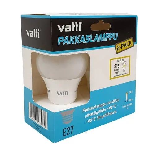 Frostlampe LED E27 806lm 8W 20stk - E27 lamper - 6435200311047 - 0