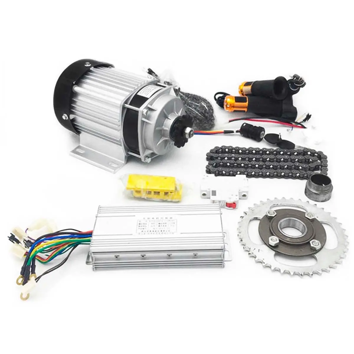 Sæt til elektrisk motor 500W 48V Kit - Elektriske motorer - 6438471000931 - 0