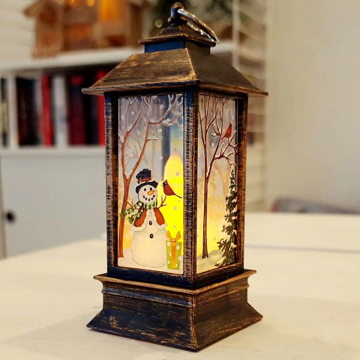 Lykta led SnowWorld 13cm - LED lyktor - 8719987253805 - 4