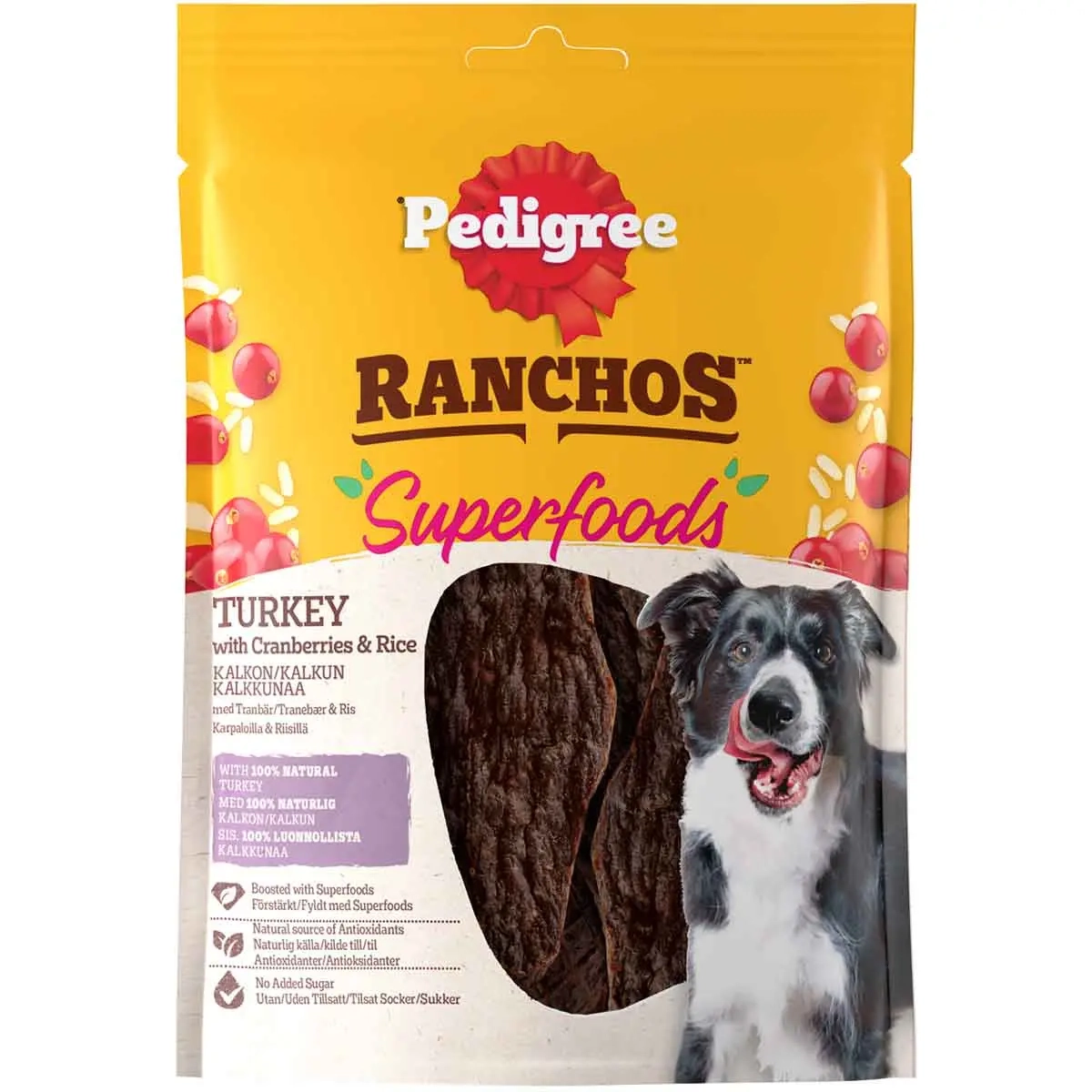 Pedigree Ranchos Superfood Kalkon 70g - Hundgodis och belöningsbitar - 4008429172298 - 0