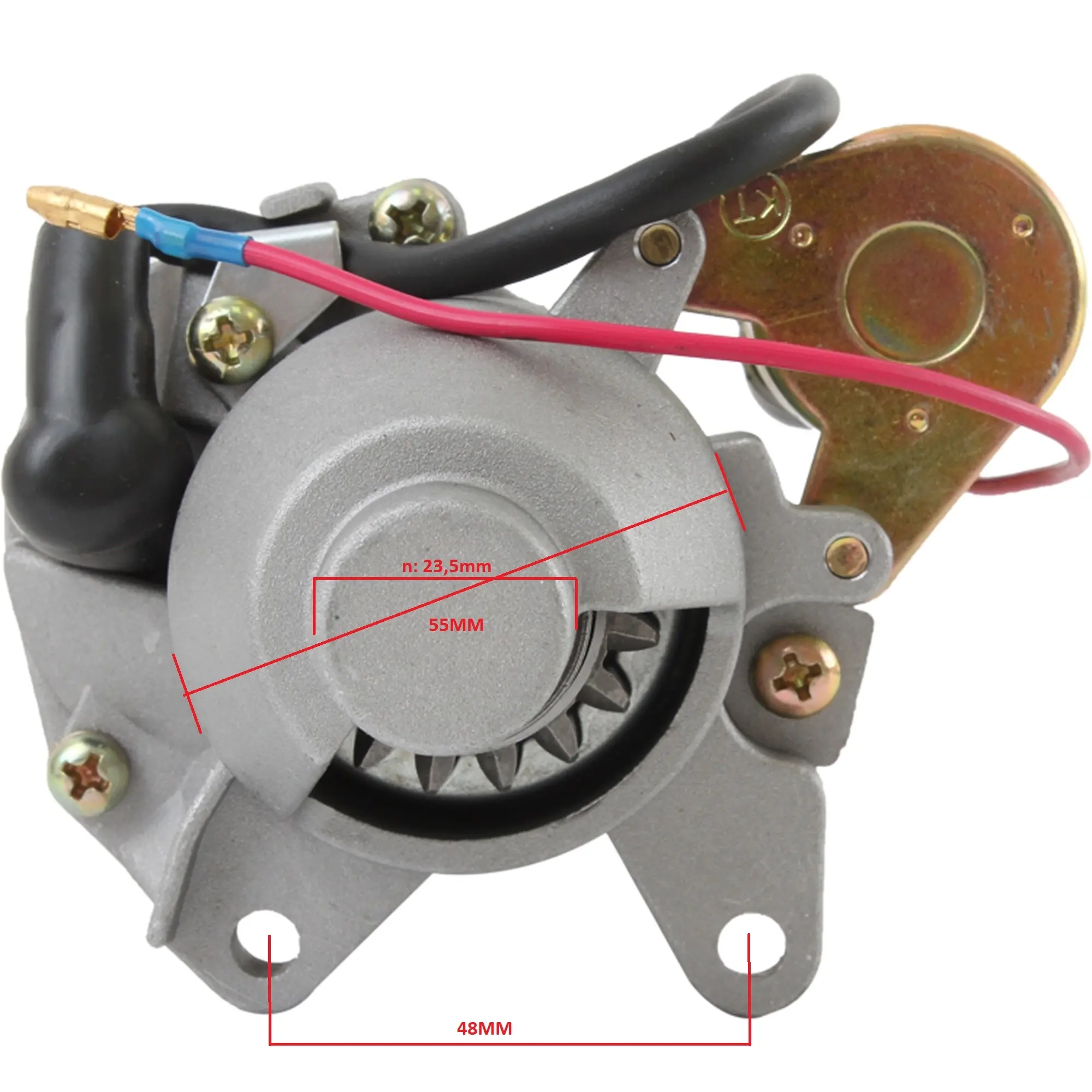 Elstart til løs motor 6,5hp - 5,5 hk - 6,5 hk motorreservedele - 48776565969 - 6