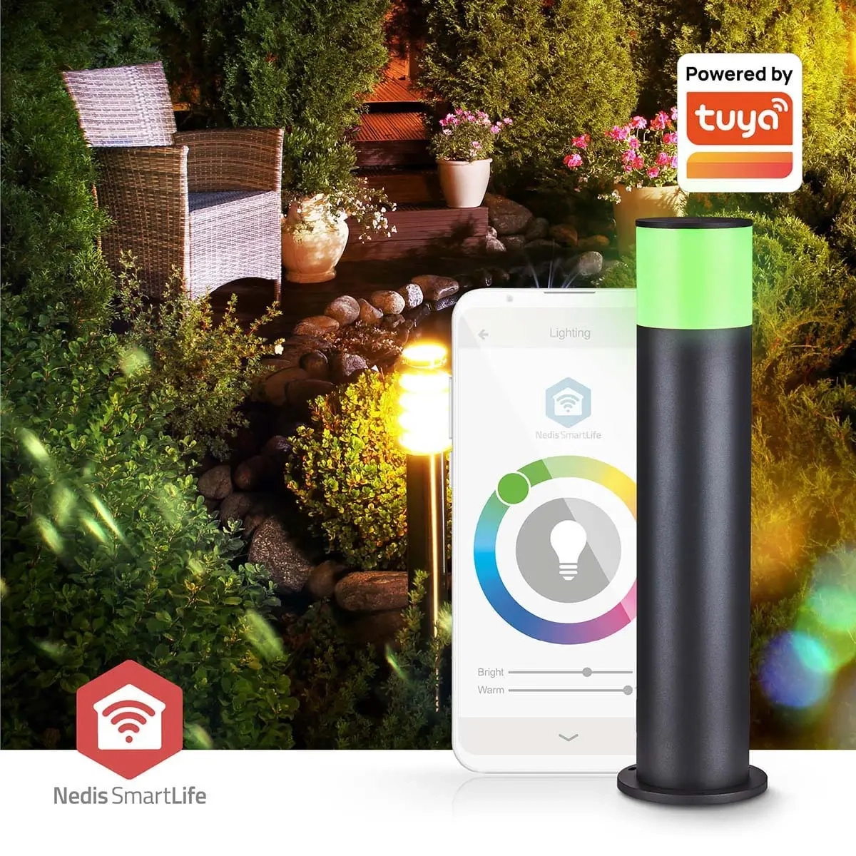 Udendørsbelysning Smartlife 360lm 60cm Zigbee - Væglamper og udendørs terrasselamper - 5412810444441 - 1