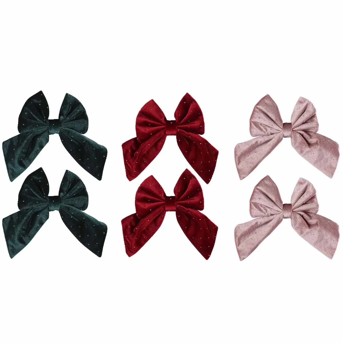 Sløjfe 14x18 cm 2 stk lyserød - julepynt - 6410416576183 - 2