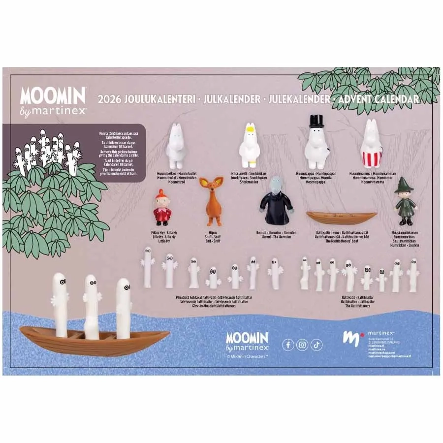 Mumin LEKSAKSJULKALENDER 2026 - Julkalendrar - 6416550985171 - 3
