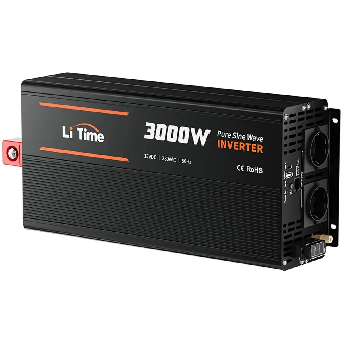 Inverter 3000W 12V med separat betjening - Bil inverter - 6438471341591 - 0