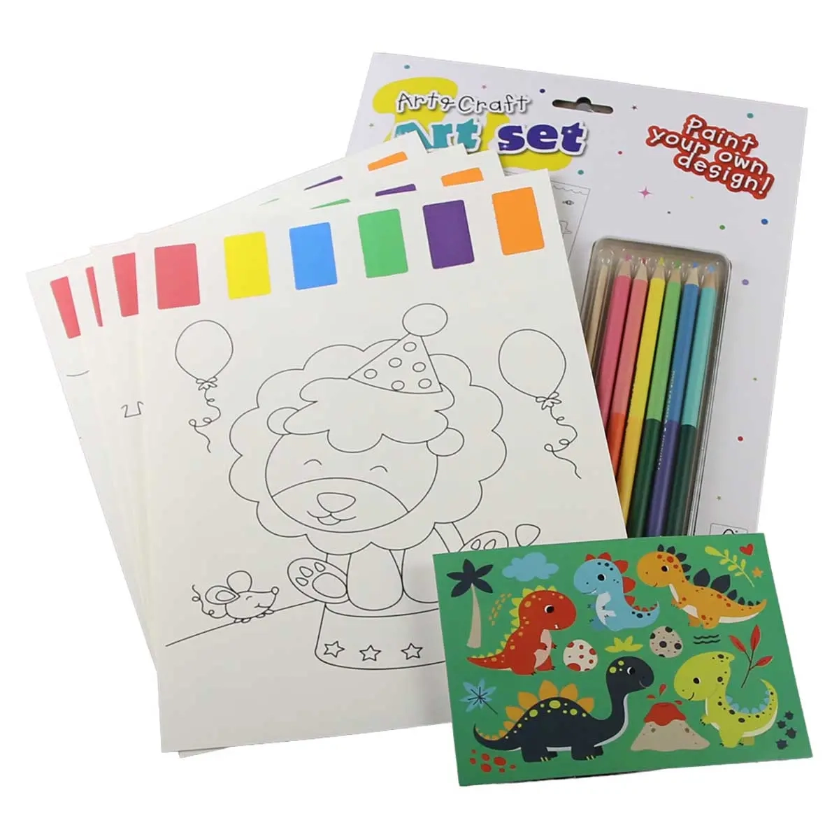 Färgläggningsset Paint by Numbers blandning - Pennor, tuschpennor och passare - 8721037849098 - 3