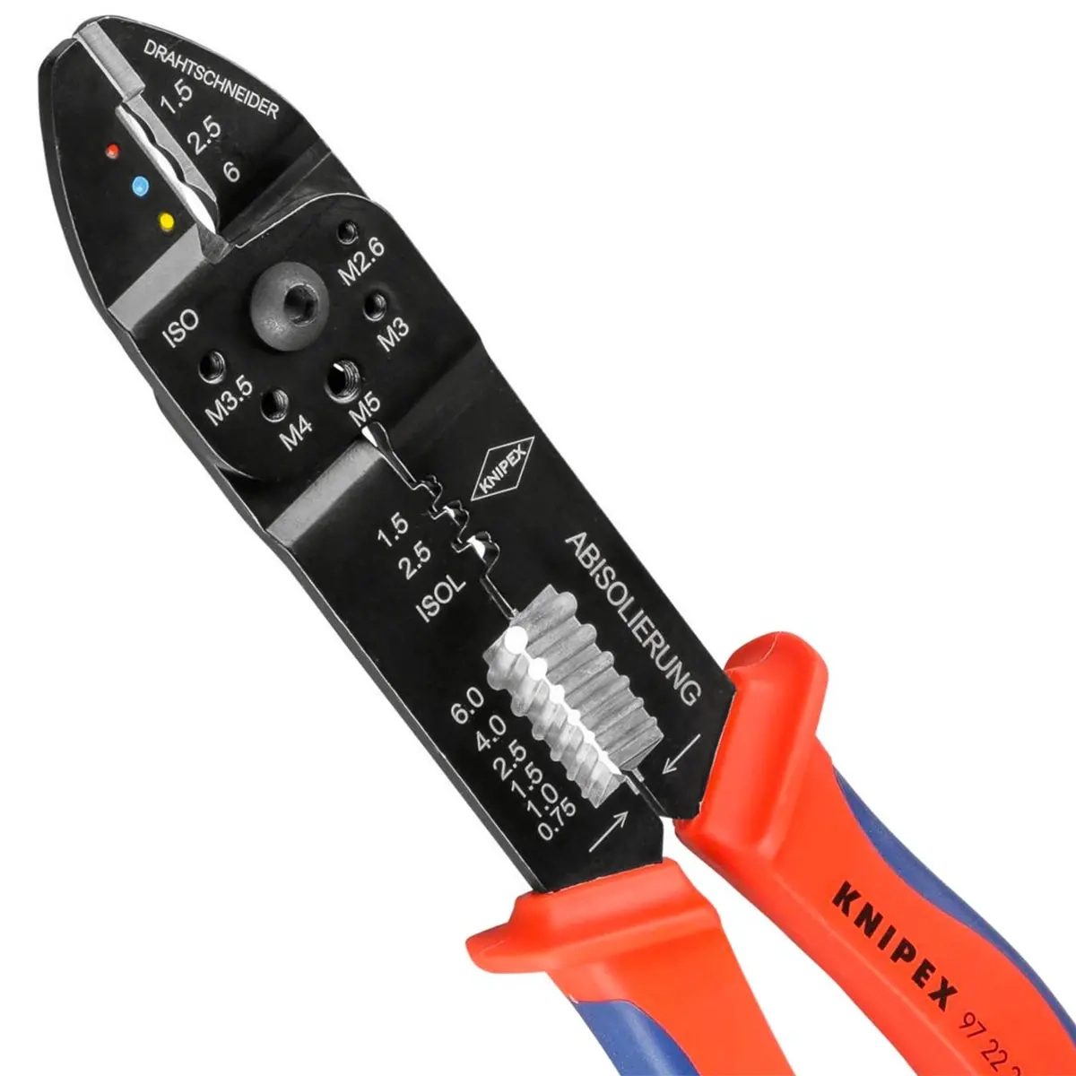 Knipex Strømskruetrækker 240mm - Kabelstripper og afisoleringstang - 4003773070726 - 1