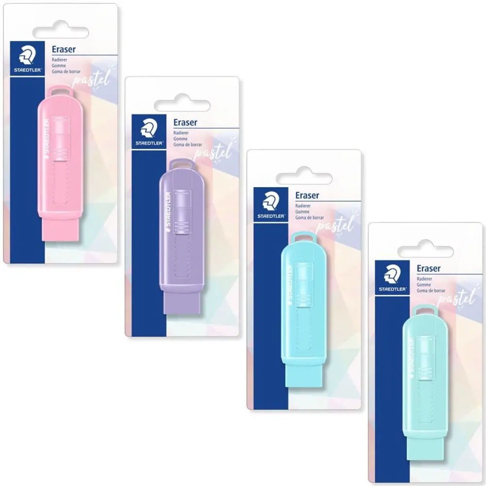 Staedtler viskelæder Pastel med mekanisme - Viskelædere, spidsere og linealer - 4007817063323 - 0