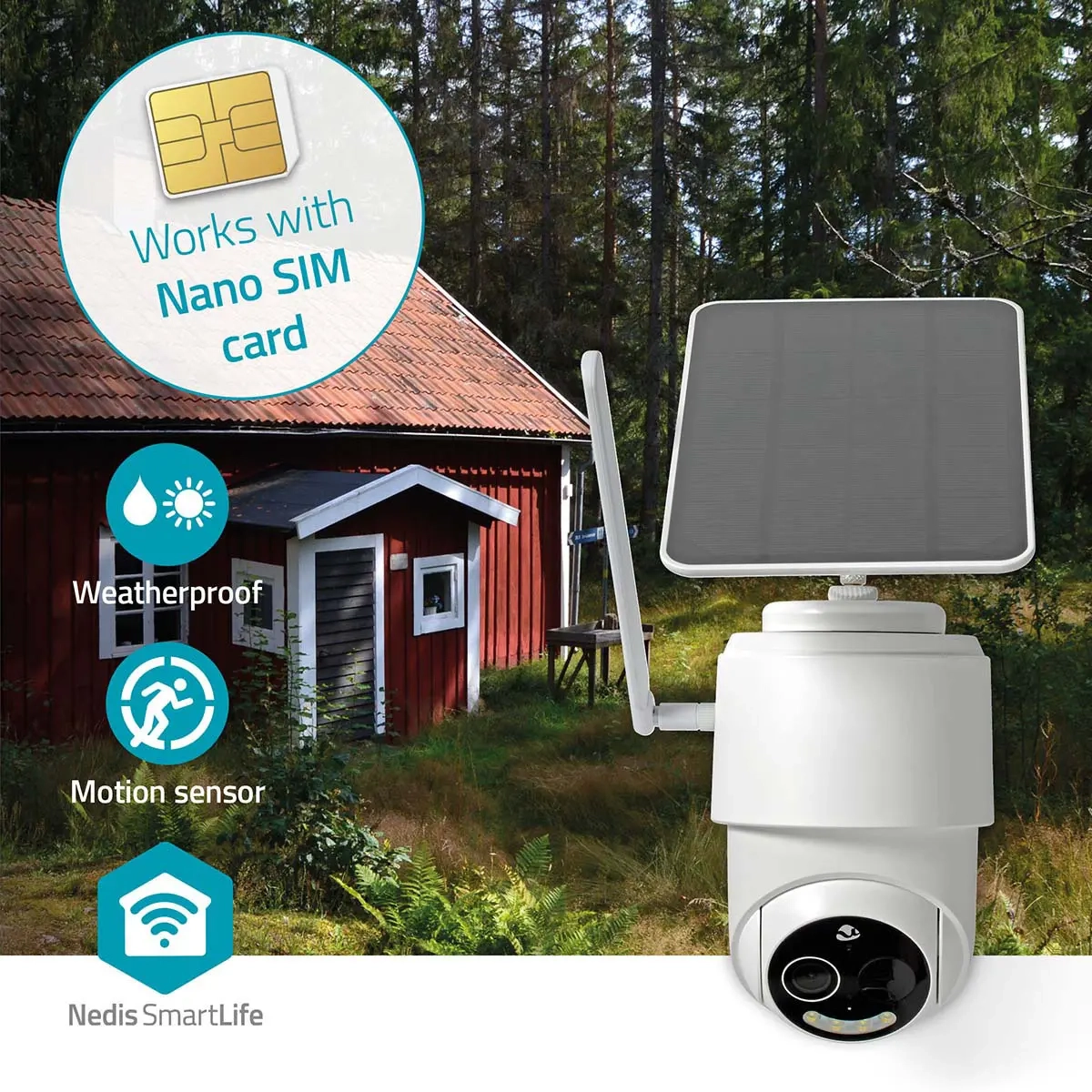 Udendørskamera 4G IP65 SmartLife - Overvågningskameraer - 5412810418848 - 7