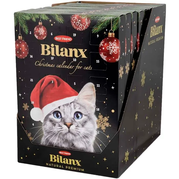 Kattens julekalender Bilanx 80g - Kattelegetøj og aktivering - 5700551220678 - 0