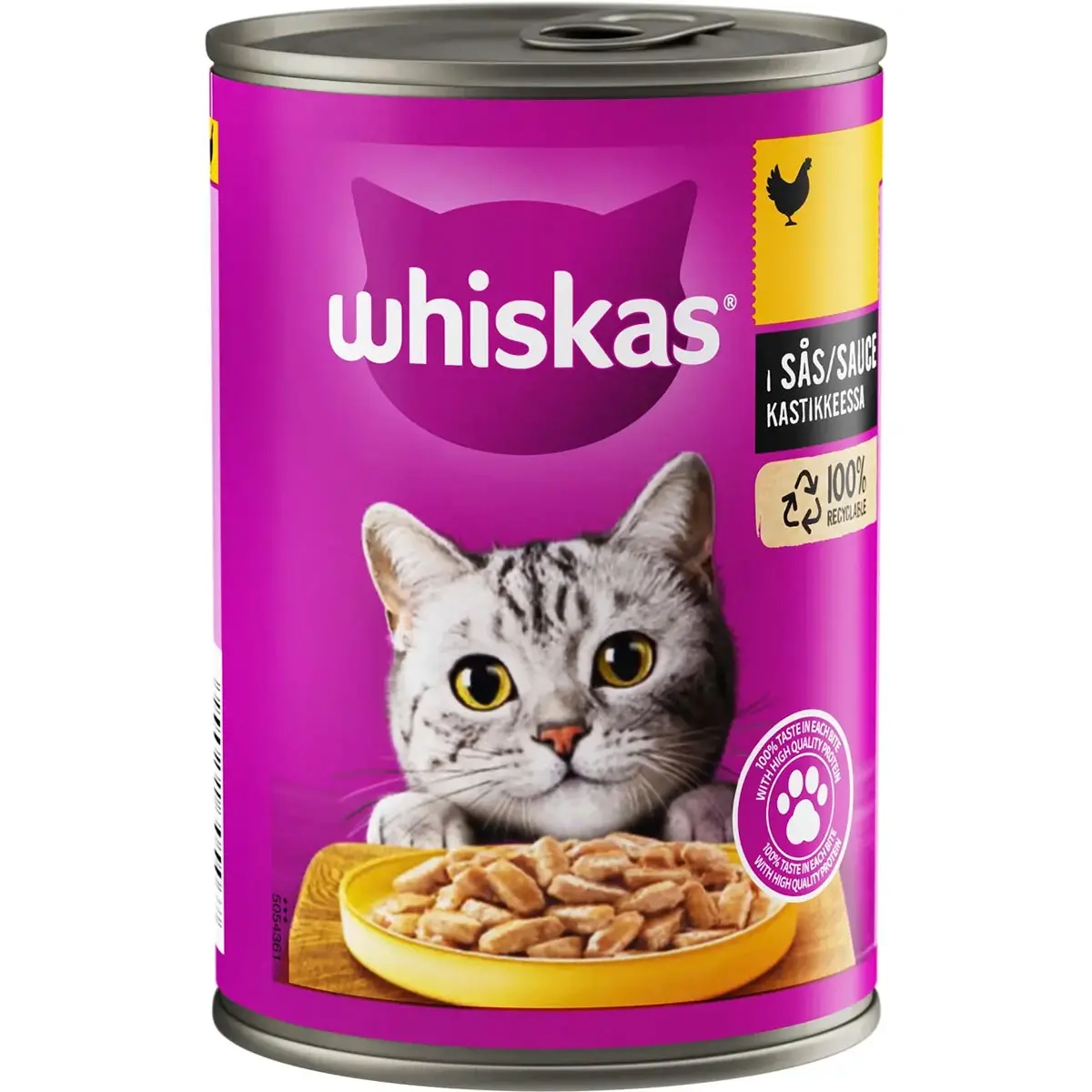 Whiskas kylling i sovs 400g - Vådt kattefoder - 5900951305467 - 0