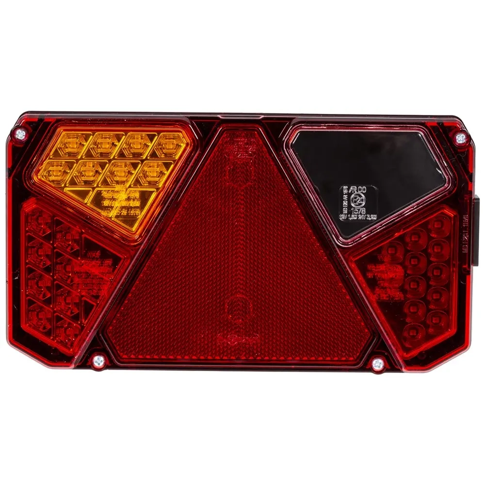 Bakljus Led Vänster 12V-24V 135x242mm - Bakljus för släp - 5901323125706 - 0
