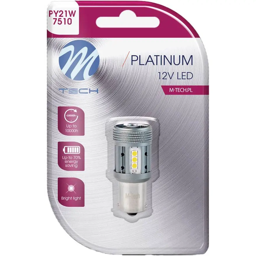 LED-lampa Platinum 1156 PY21W 12-24V - LED lampor och LED kit - 5901508554901 - 0