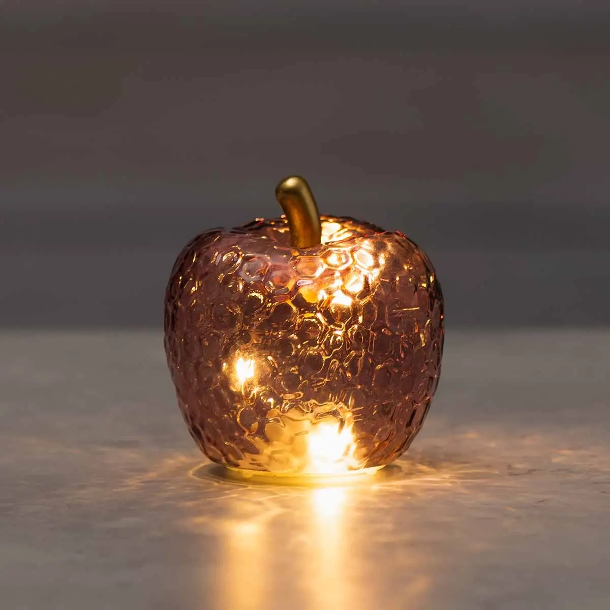 Lasiomena med LED-lys i blomme - Ornamenter - 6410416573861 - 0