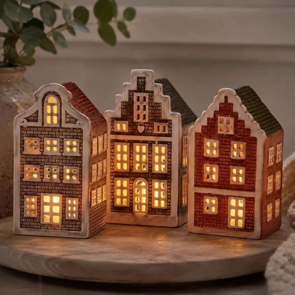 Huslykta Amsterdam greige 16 cm - Lykthus - 6410416581477 - 1