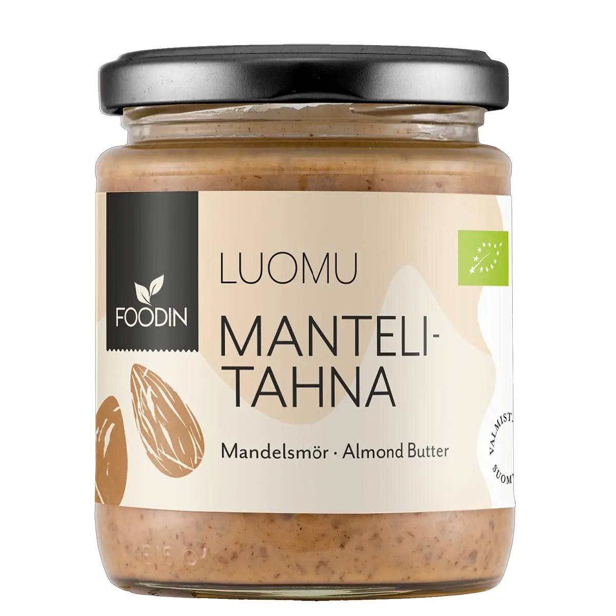 Mandelpasta 250g økologisk Foodin - Nødder, frø og toppings - 6430055212204 - 0