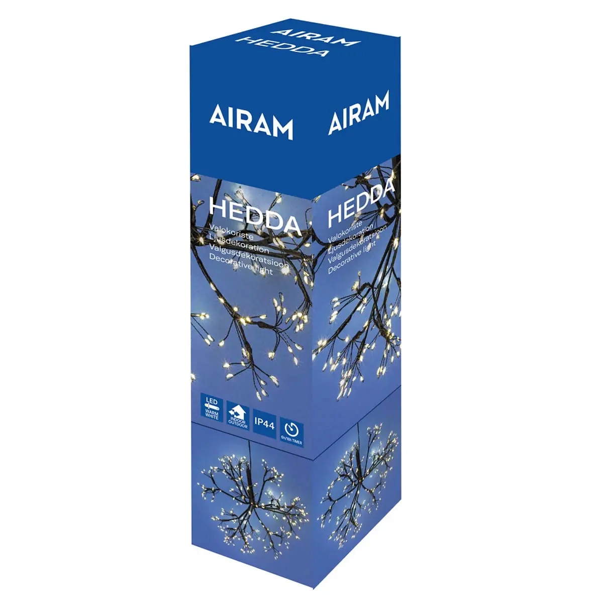 Ljusboll Airam Hedda 30 cm 360 LED - LED-ljuskulor - 6435200313973 - 3