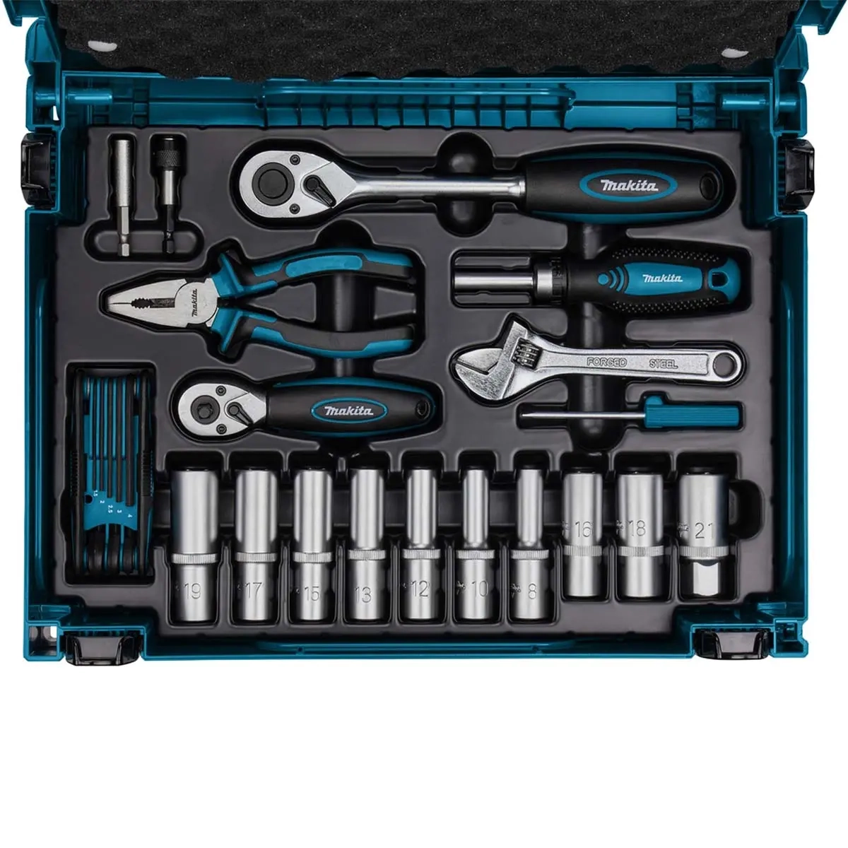 Makita E-11542 værktøjssæt 87 dele - Værktøjssæt og fatningssæt - 088381583466 - 1