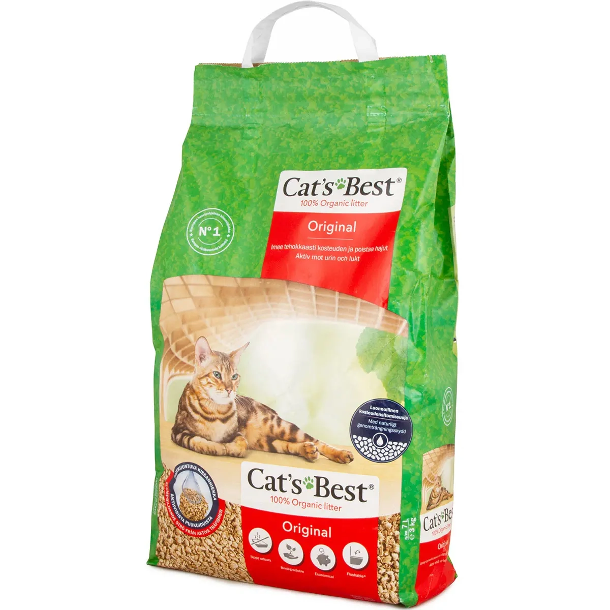 Cat's Best kattsand 7L - Katthygien och hälsovård - 4002973311363 - 0