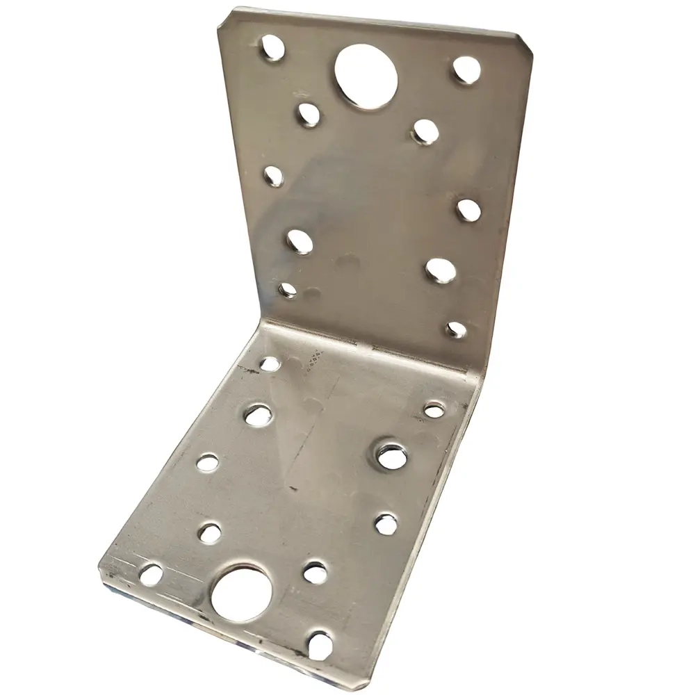 VINKELPLATTA 90X90X65X2,5 A2 ROSTFRITT STÅL - Vinkeljärn och hålplattor - 4056807697642 - 0