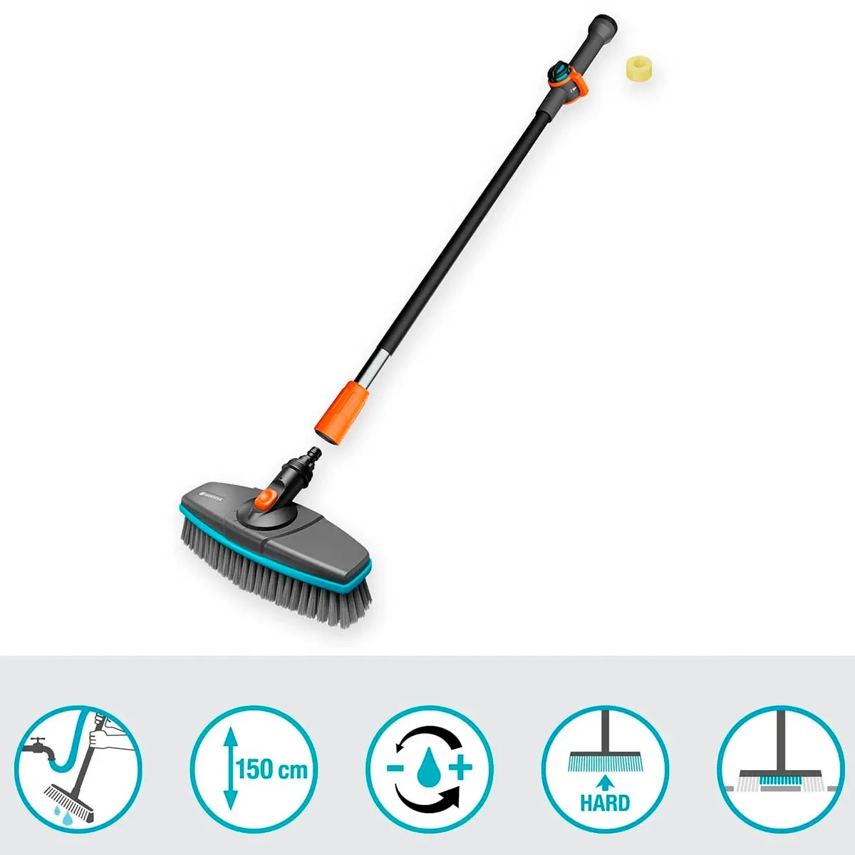 Terrassborste Gardena Cleansystem 150cm - Trädgårdsverktyg - 4078500064859 - 3