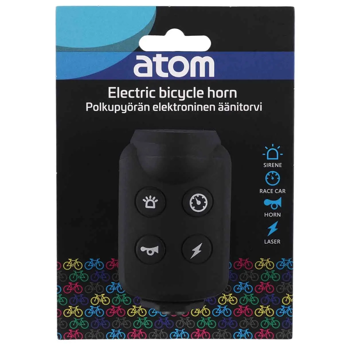 Elektronisk cykelhorn - Cykellås och ringklockor - 6410416538914 - 2