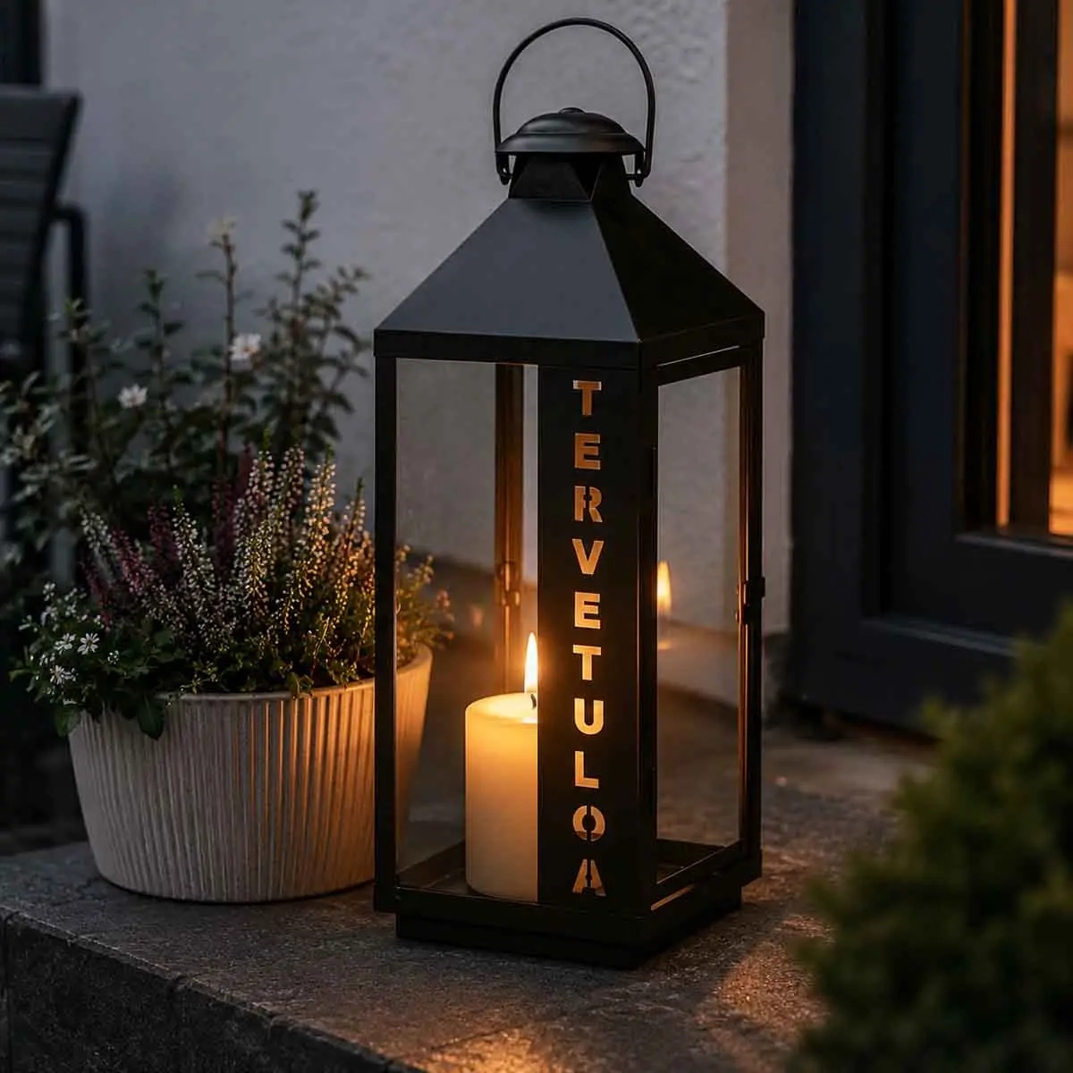 Lanterne Velkommen 46 cm - Lanterne - 6410416571133 - 1