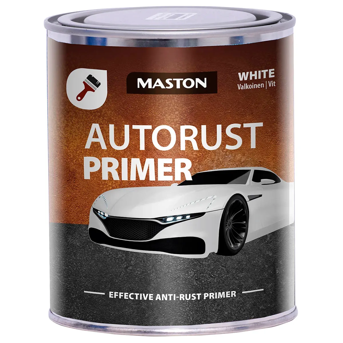 Masterpaint bil Rust hvid 750ml - Maling og spraymaling - 6412490042240 - 0