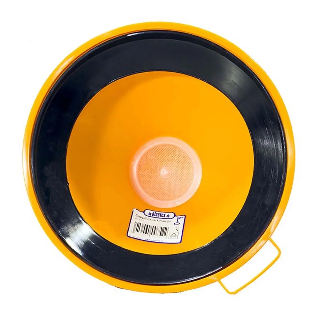 Tratt med sil och stänkskydd 20cm orange - Bränsledunkar och bränsletankar - 6416061007522 - 2