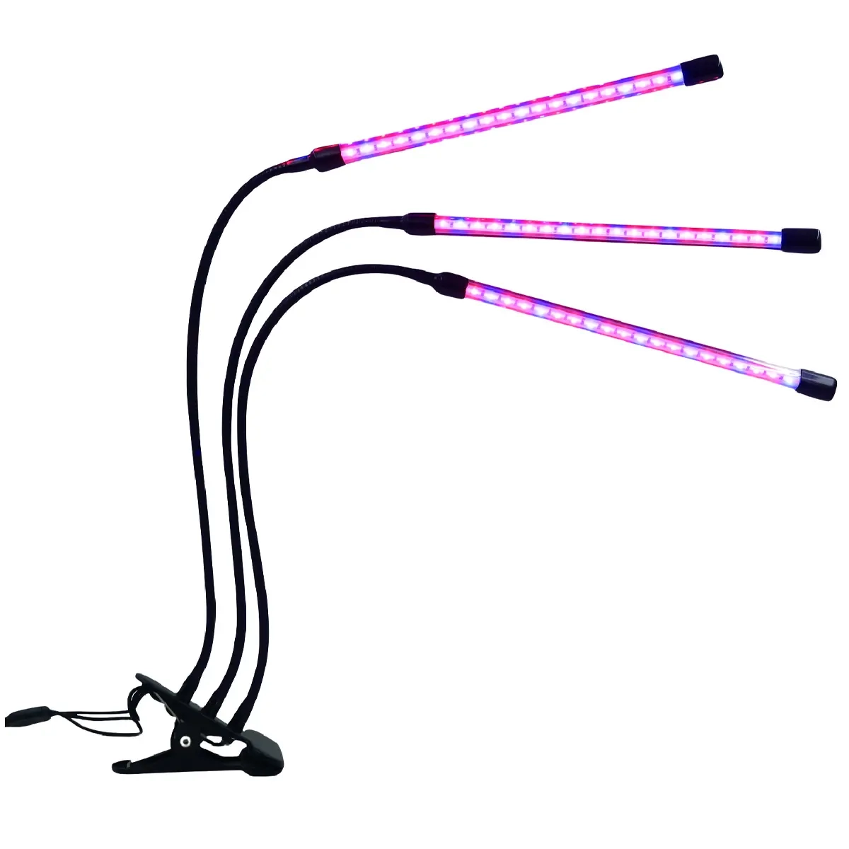 Vækstlys Horti med klemme 3-hovedet 9W IP - E27 lamper - 6418536037591 - 2