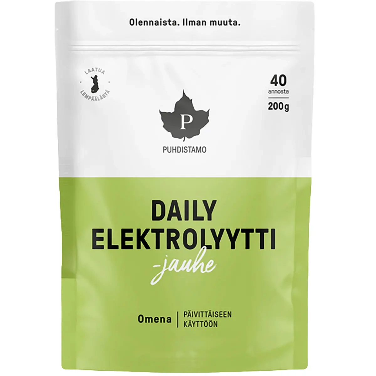 Elektrolytpulver Äpple 200g Puhdistamo - Vitaminer och pulver - 6430028420841 - 0