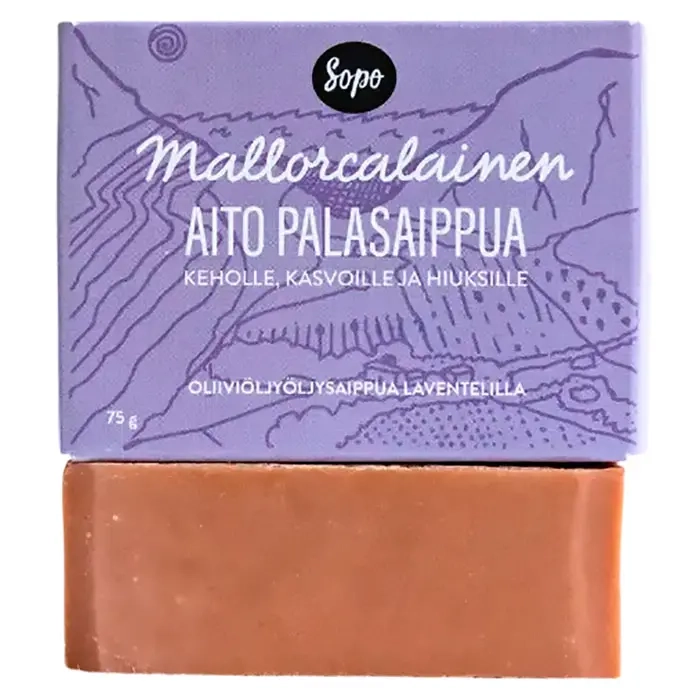 Sopo Mallorkansk Äkta Tvålbit - Naturkosmetik - 6430070050195 - 0