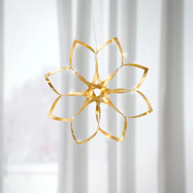 Airam dekorationsbelysning Blomma guld 30led - Dekorationsbelysning - 6435200306784 - 1