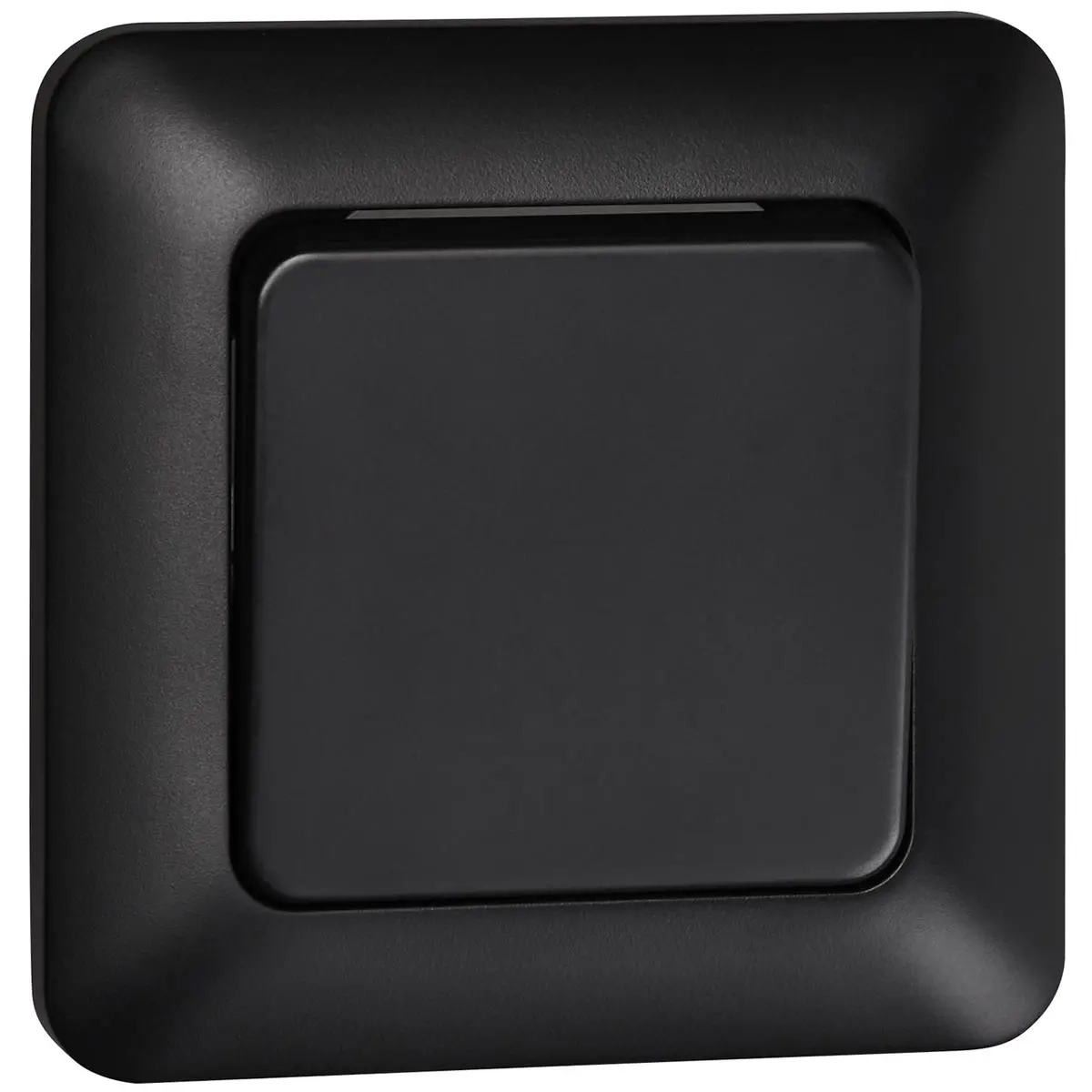 Koblingskontakt 1/6 indbygget IP20 Opal Pro Black - Afbrydere og lysdæmpere - 6438056309220 - 0
