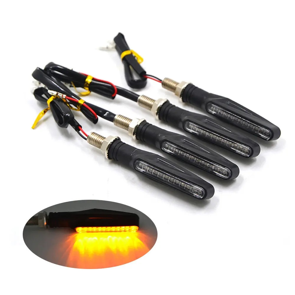 Led blinklys sæt Sekventiel 2 stk - Knallertblink, belysning og lamper - 6438471010046 - 0