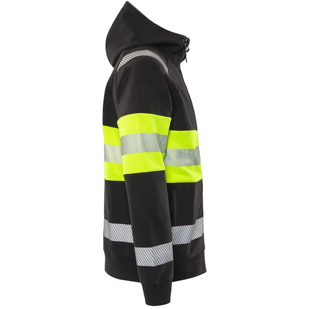 Collegejacka med huva High vis lk 1 7532 - Arbetsjackor och arbetströjor - 7322304292756 - 6
