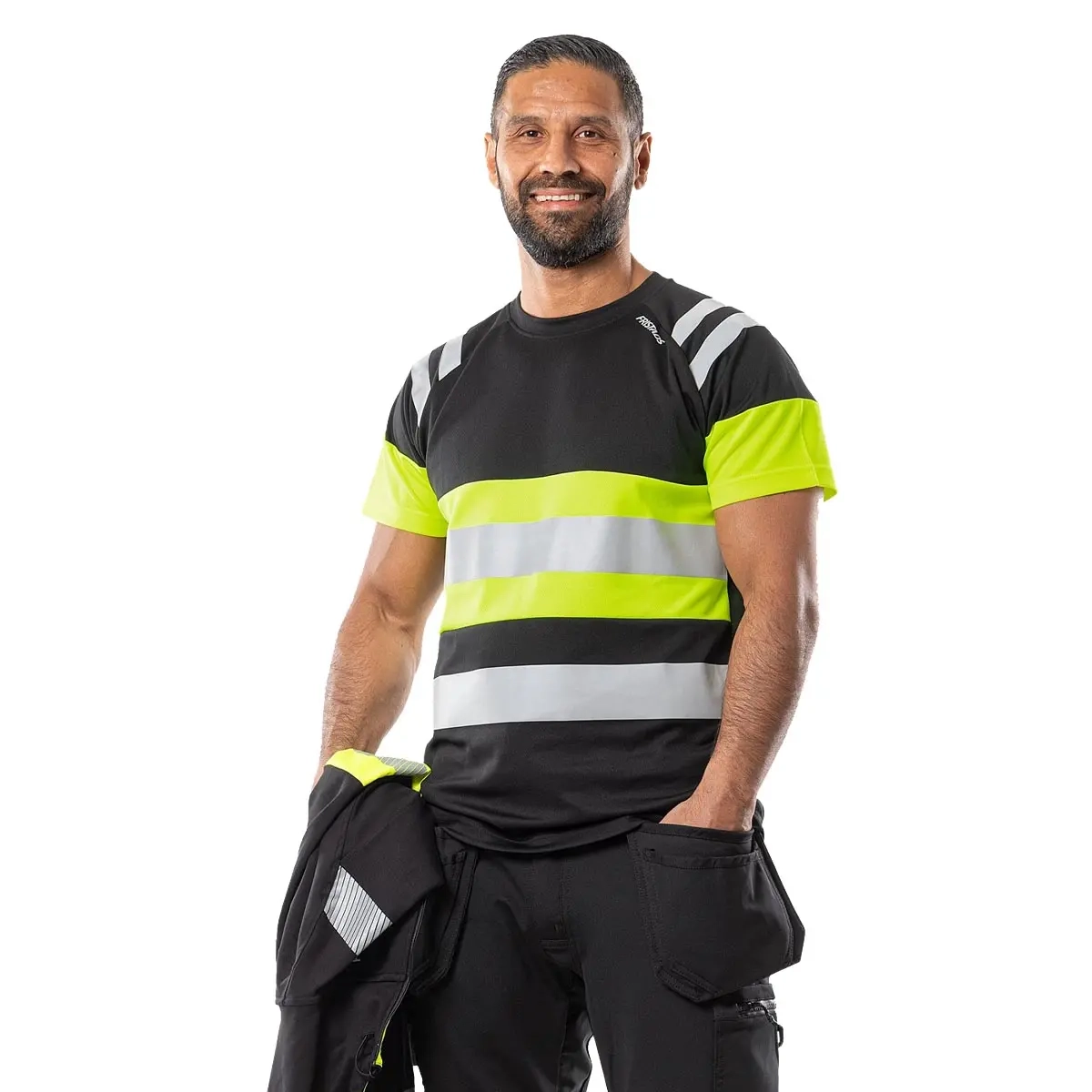 Kortærmet T-shirt High Vis LK 1 7880 - Arbejdsjakker og arbejdsskjorter - 7322304378313 - 1