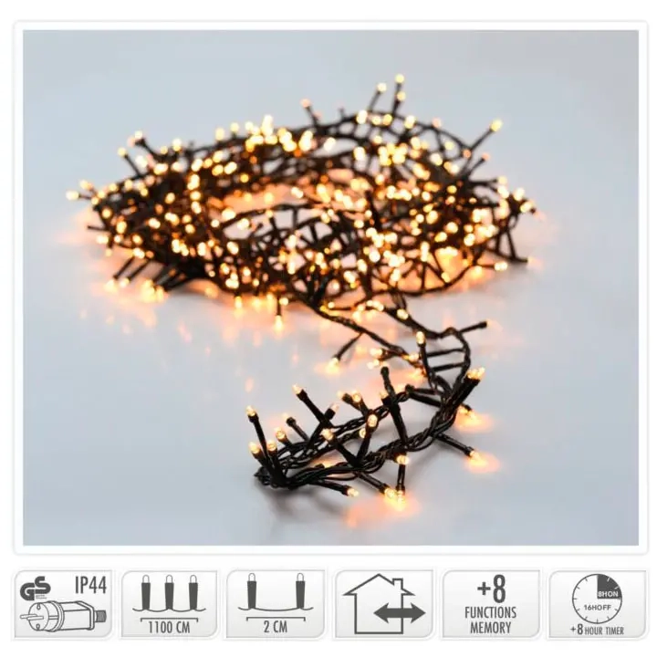 Ljusslinga 560 LED varmvit - Ljusslingor och ljuslister - 8720573811385 - 1