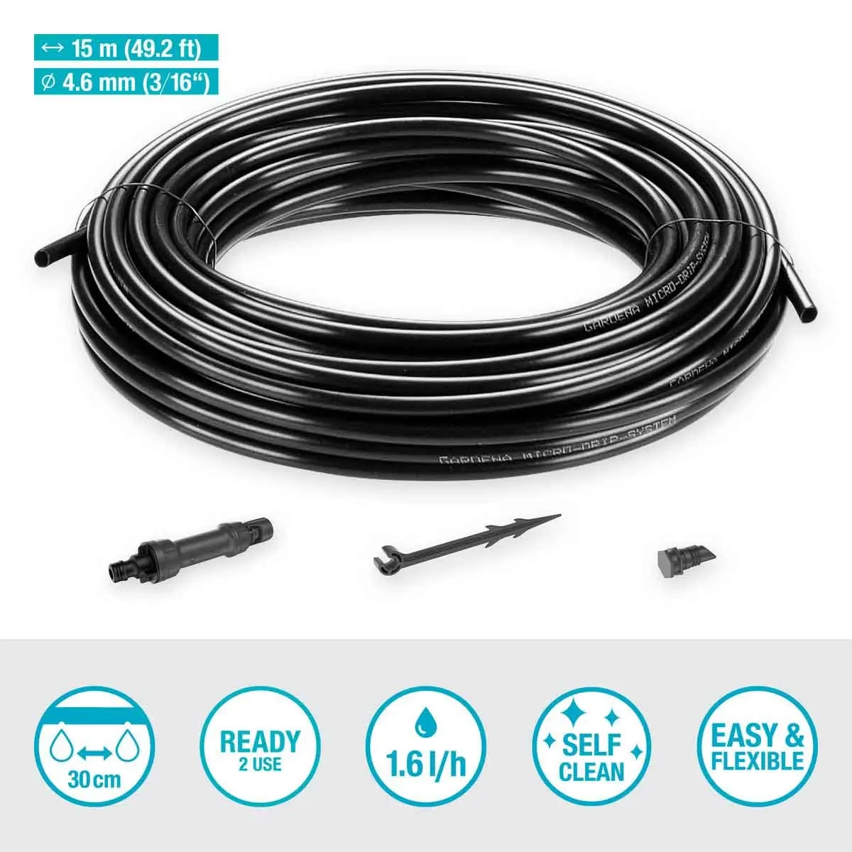 Gardena Micro-Drip-System S vandingssæt - Vandslanger - 4078500018241 - 4