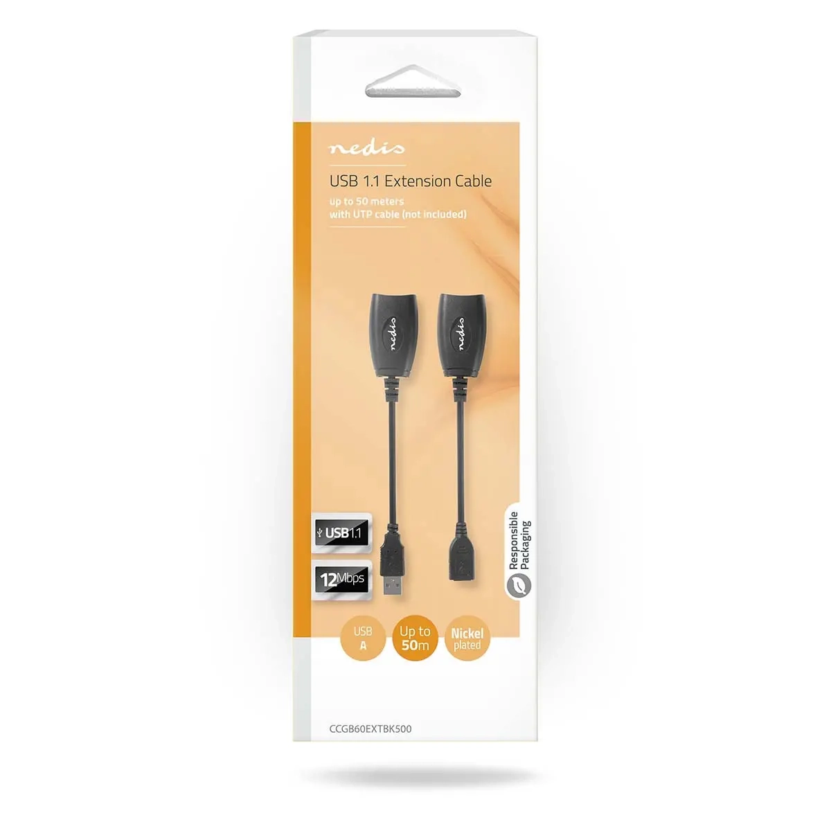 Aktiv USB-kabel 2.0 - Universal datorkablar - 5412810421855 - 1
